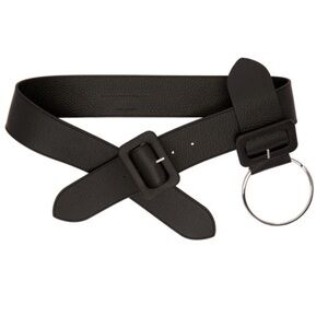 2018 MM6 Maison Martin Margiela Black Multi Buckle Belt